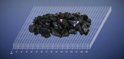 Галтованная шунгитовая крошка 5-20 мм (20 кг)